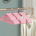 Non-slip cherry pink rubber coated clothes hanger in size 40cm x 21cm for adult use - 40CM / Anti-slip Thickened / Sakura Pink