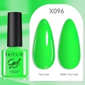 LILY'CUTE 7ml fluorescent green gel nail polish with matte and glossy finishes - Neon Green (96)