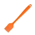 Pennello da cucina in silicone arancione con manico lungo e foro per appendere dolci - Pennello per Olio / Arancione