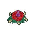 Enamel pin featuring a red rose and money bag with dollar bills on a metal base - Red Rose Money Bag Style(QHXZ2841)