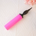 Pink and black manual balloon hand pump for birthday party decorations and animal balloons - Manual Air Pump