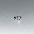 Titaniumstalen hoefijzer ring met fonkelende heldere en blauwe zirkonia - Lichtblauw + Witte Zirkoon
