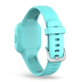 Silikonarmband in Tiffany-Blau für Garmin Vivofit JR3 mit integrierter Schutzhülle - Minzgrün
