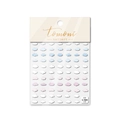 3D embossed nail art stickers with colorful relief cloud patterns and adhesive backing - 5D Embossed Cloud Style (to-523)