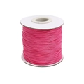 0.5mm rose red waxed cord on a spool for DIY jewelry making and beaded bracelets - 0.5mm/10 Meters / Rose Red