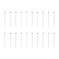 20pcs silver stainless steel round head pins for DIY jewelry making and bead crafts - Ball Head Pins 0.6x20mm (50pcs/Bag)