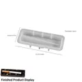 Rectangular resin silicone mold for DIY ashtray or storage box tray, 12.2cm length - Cigarette Roller Mold