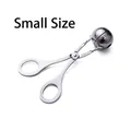 Stampo piccolo per polpette in acciaio inossidabile con impugnatura a forbice - Acciaio inossidabile / Clip per polpette in acciaio inossidabile - Piccolo
