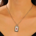 05 Ace of Hearts Necklace (Silver)