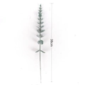 Detailed 38cm artificial eucalyptus branch with green leaves for DIY floral decoration - Plastic Eucalyptus