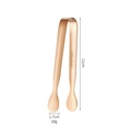 Pinzas para hielo y azúcar de 11 cm de acero inoxidable 304 oro rosa con dimensiones - Estilo Pulido Liso / Rosa oro