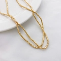Perline quadrate in ematite dorata per la creazione di collane e gioielli fai-da-te - Piastrina Esagonale (6#) / 2*1mm (1 Filo) / Oro