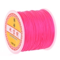 72 Jade cord for jewelry making in vibrant rose pink color wound on a spool - Rose Pink