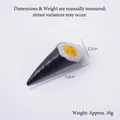 Modelo de sushi temaki realista con algas y huevas de pescado, colgante mini de 5,8cm - Sushi de Huevas de Cangrejo-Sin Hebilla
