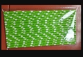 Green and white polka dot paper straws in clear packaging for dinosaur themed parties - 16Pcs Green Polka Dot Straws