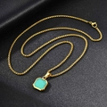Met Ketting Goud / Turkoois