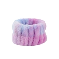 Polsino lavaviso in flanella felpata con sfumatura rosa e blu di alta qualità - Polsino Assorbente Sfumato Tie-Dye / Rosa blu multicolore