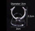 Transparent acrylic ring display stand holder for jewelry showcase storage and organizer - Triangle Base Transparent