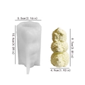 3D stacked sheep silicone mold for DIY animal scented candles and resin crafts - 3-Stack Sheep