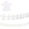 Ghirlanda fantasma di carta a nido d'ape bianca per decorazioni feste di Halloween - Ghirlanda di Fantasma