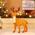 Detailed view of the 25cm plush reindeer decoration with realistic fur and white spots - Elk A-25 (Height 25cm)