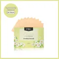 Chamomile facial oil blotting paper, 100 sheets in a green floral portable box - Chamomile Scent