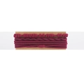 Set di quattro elastici per capelli intrecciati bordeaux su carta kraft neutra - Borgogna