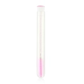 Pink glitter spoolie eyelash brush in a clear protective tube for makeup aftercare - Pink