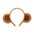 Cute brown plush monkey ear headband for parties and photography cosplay - Light Brown