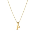 Buchstabe P Gold
