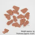 Miniature de tranche de bœuf en PVC réaliste avec texture musculaire pour artisanat - Tranche de Viande de 2,5 cm