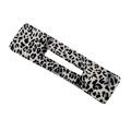Accessoire chignon magique avec un élégant tissu à motif léopard noir et blanc chic - Léopard Gris Blanc