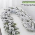 PE Flocked Garland Round Type