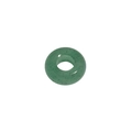 Minimalist S925 sterling silver earring featuring a green jade knot stone pendant - Natural Green Aventurine [Single Piece]