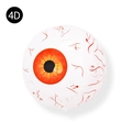 Palloncino in alluminio a bulbo oculare 4D con venature rosse per decorazioni Halloween - Bulbo Oculare Rosso 4D