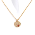 Capricorn-Gold/Ruby Red
