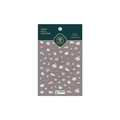 3D embossed cherry blossom nail stickers TS-1352 with pink floral relief designs - TS-1352 Sakura Whisper Relief