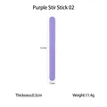 Reusable purple silicone stirring rod for resin casting DIY tools 13.7cm x 1.2cm - Purple Stirring Rod 02