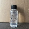 50ml liquid cosmetic puff and brush cleaner in a transparent bottle with black cap - Cleansing Liquid