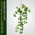Künstliche Enkianthus Wandpflanze in Grün mit flexiblem Drahtstiel, Gesamtlänge 105 cm - Wandbehang (Interner Draht) / Grün (Wandbehang)