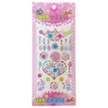 Colorful heart and star shaped rhinestone stickers for DIY crafts and phone cases - Big Heart Rhinestone Sticker