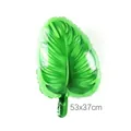 Transparent Monstera Leaf Green (53x37cm)