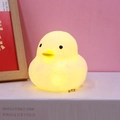 Cute cartoon chicken night light with warm yellow LED glow for cozy room decoration - Small Duck Night Light
