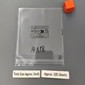 Transparent self-sealing PP 5 plastic bags with safety warnings, size 14x18 cm - 14x18cm