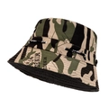 Cappello da pescatore mimetico verde militare con cordino per pesca e protezione solare - Colore 19 (Mimetico Scuro)