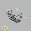 Black Open High Hanging Basket