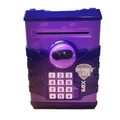 Purple electronic ATM money bank with keypad and automatic coin scroll for kids - 3005 Noble Purple