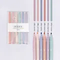 Set de six surligneurs Morandi à double pointe aux tons pastel et finition mate douce - Série Salt - Lot de 6 Couleurs