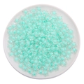 Star-shaped turquoise acrylic beads for DIY handmade jewelry on white tray - Transparent Cyan Star