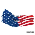 Cooling arm sleeves with distressed US flag print design for cycling and outdoor sports - Distressed US Flag Style(MGXT-013)